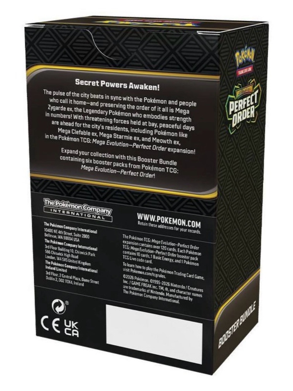 Pokemon Perfect Order Booster Bundle - Black, Red, Yellow, Pink - Picture 2 of 3